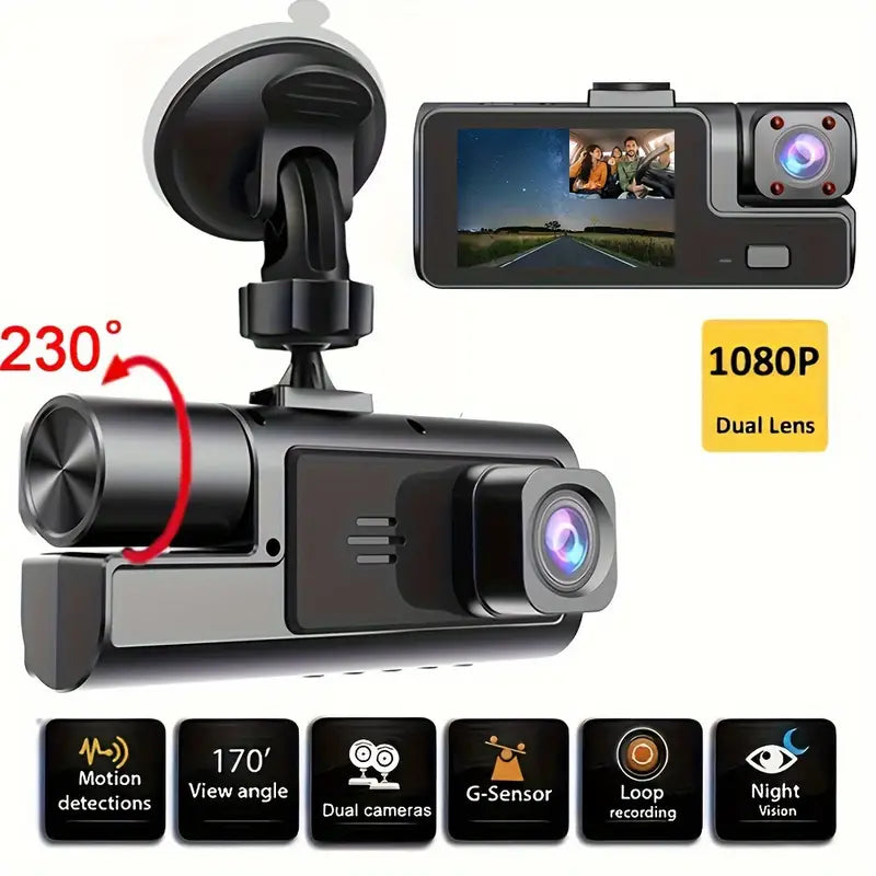 1080P Dash Camera with 170° Wide Angle