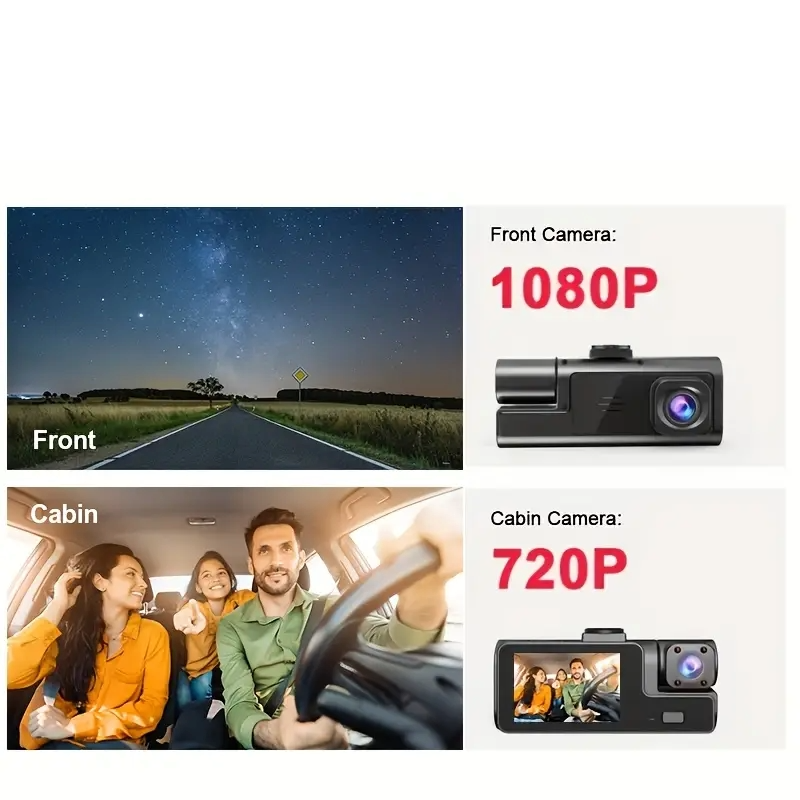 1080P Dash Camera with 170° Wide Angle